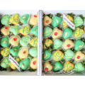 20pcs Green & Yellow with Gold Leaf Chocolate Strawberries Gift Box